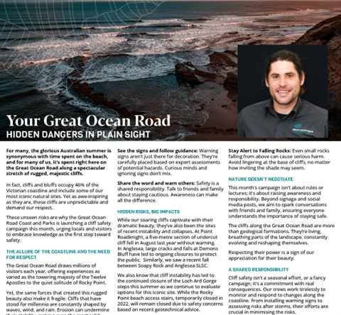 Your Great Ocean Road - Hidden dangers in plain sight