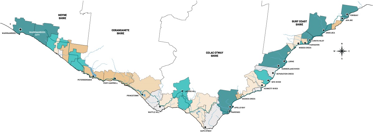 Map of managed land